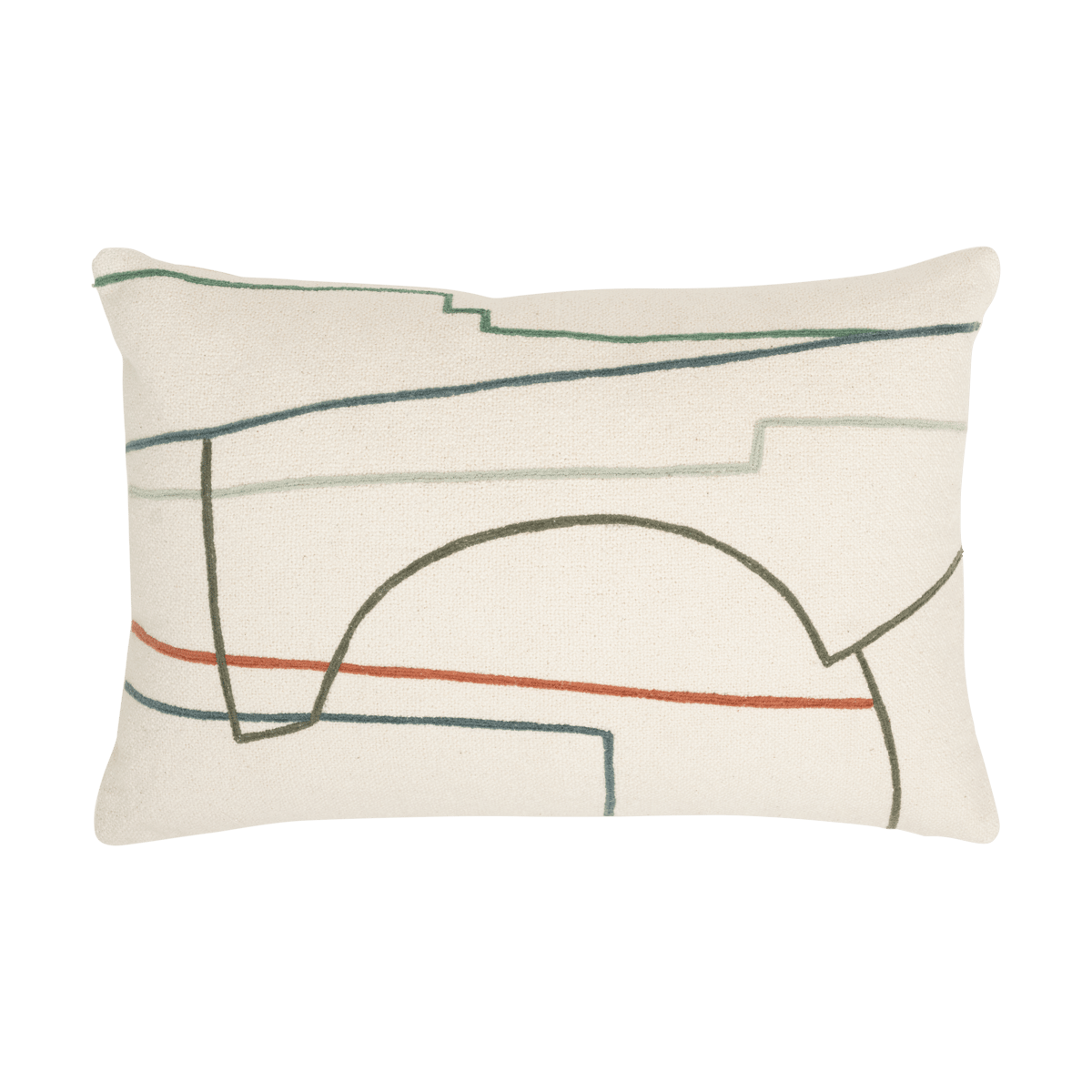 URBAN NATURE CULTURE Coussin Fio 40x60 cm White | Design Scandinave | Coussins | Blanc