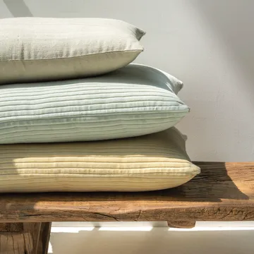 Coussin Heavy Ribcord 50x50 cm - Sea foam - URBAN NATURE CULTURE