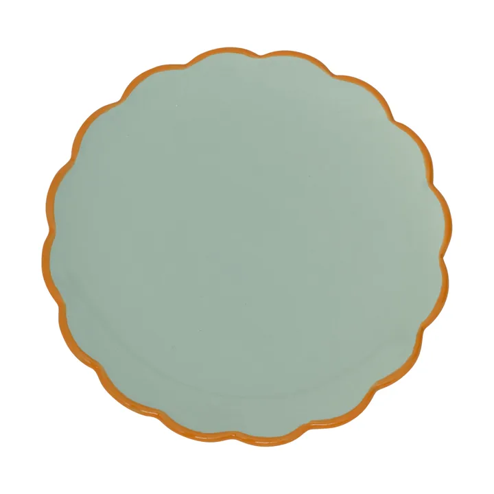 Good Morning sculpted assiette - Celadon - URBAN NATURE CULTURE