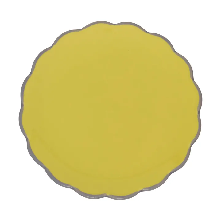 Good Morning sculpted assiette - Limelight - URBAN NATURE CULTURE