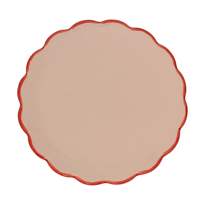 Good Morning sculpted assiette - Old pink - URBAN NATURE CULTURE