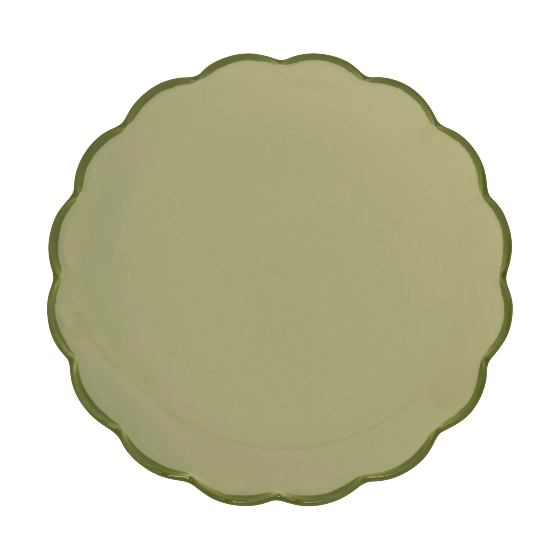 Good Morning sculpted assiette, Pale green URBAN NATURE CULTURE