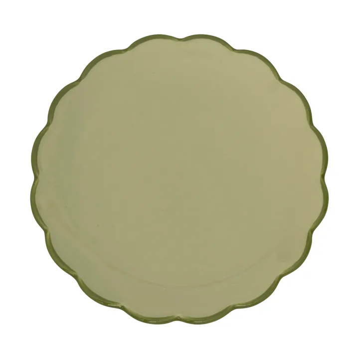 Good Morning sculpted assiette - Pale green - URBAN NATURE CULTURE