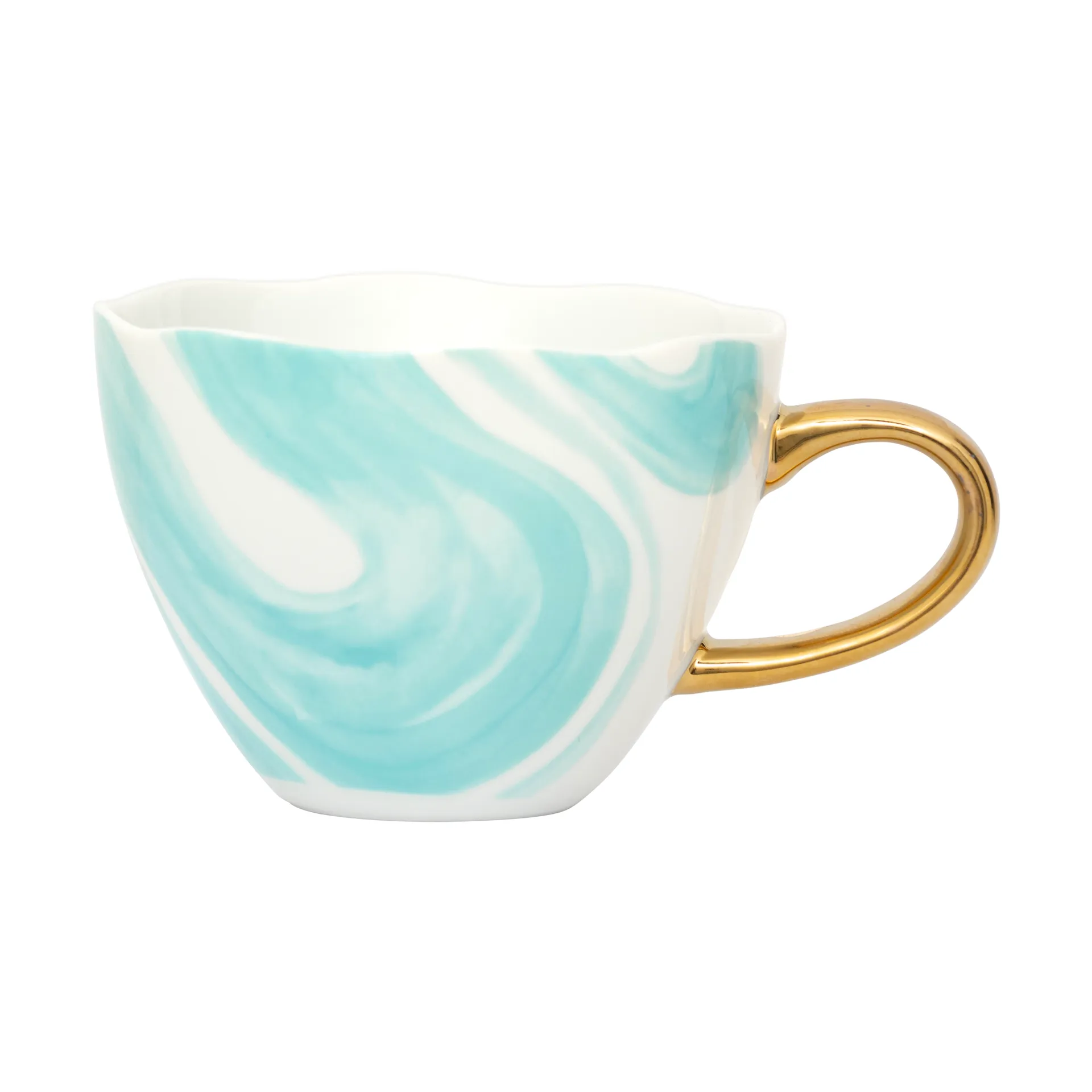 Mug Good Morning Cappuccino 30 cl, Valuri emerald green URBAN NATURE CULTURE