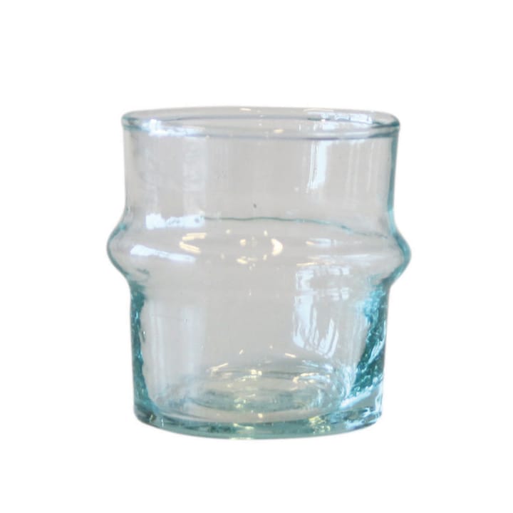 Photophore en verre recyclé Ø 6 cm - Transparent-Vert - URBAN NATURE CULTURE