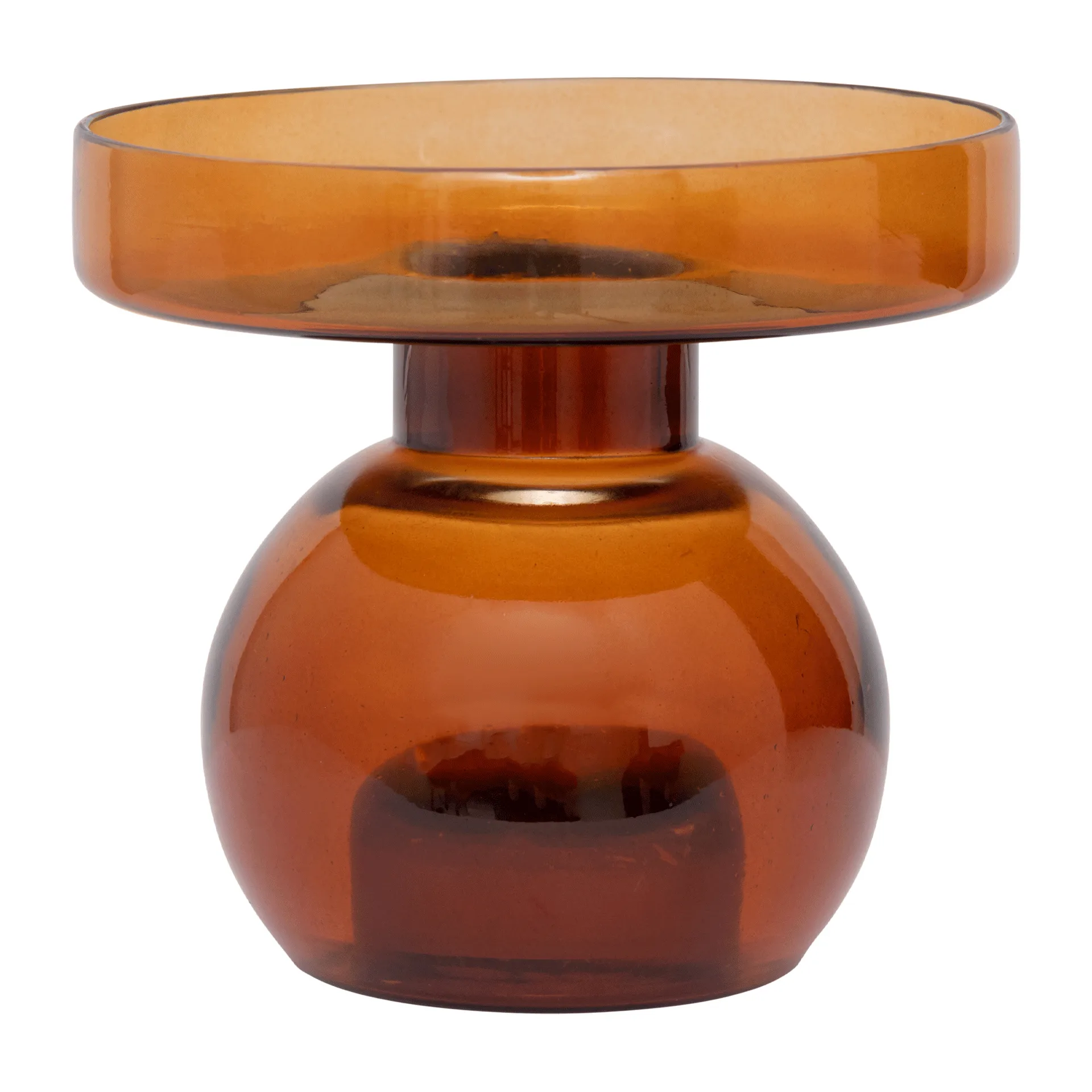 Photophore/Bougeoir Both Sides Ø11 cm, Apricot orange URBAN NATURE CULTURE