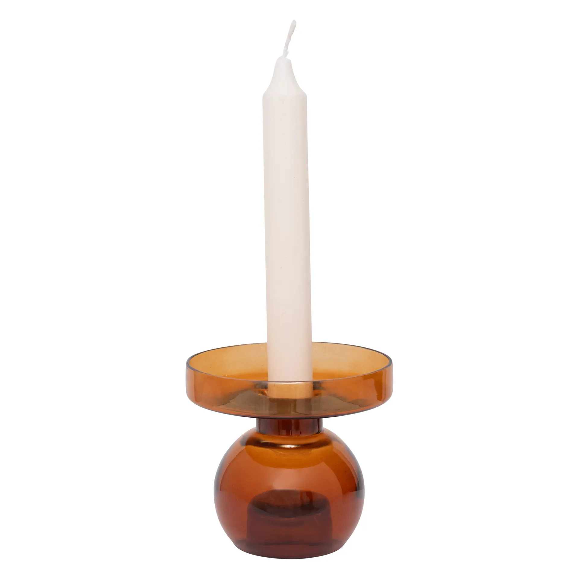 Photophore/Bougeoir Both Sides Ø11 cm, Apricot orange URBAN NATURE CULTURE