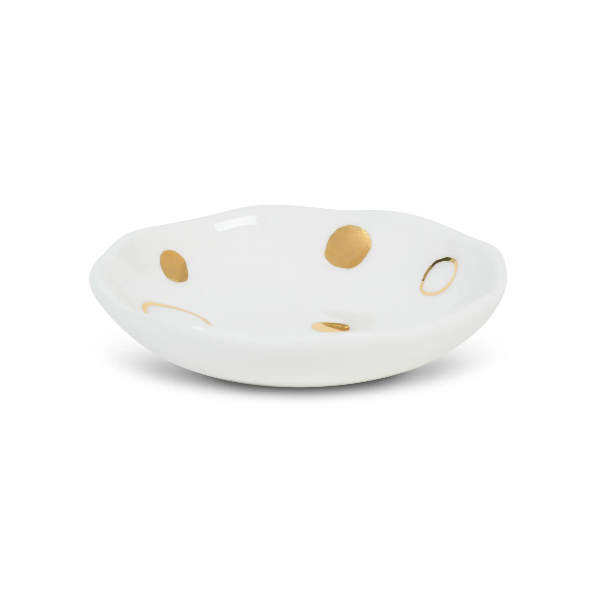 Plat Good Morning 10x10,5 cm doré, Circle Gold URBAN NATURE CULTURE