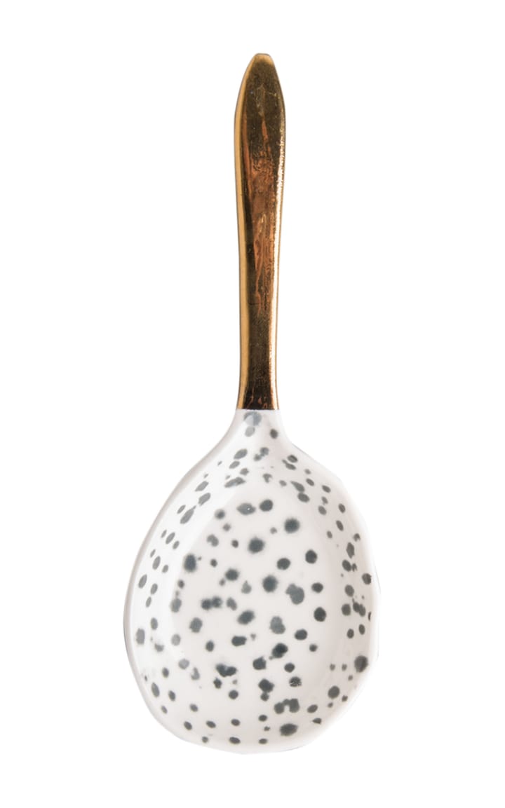 Plat Spoon kuba 16 cm - Noir-blanc-Doré - URBAN NATURE CULTURE