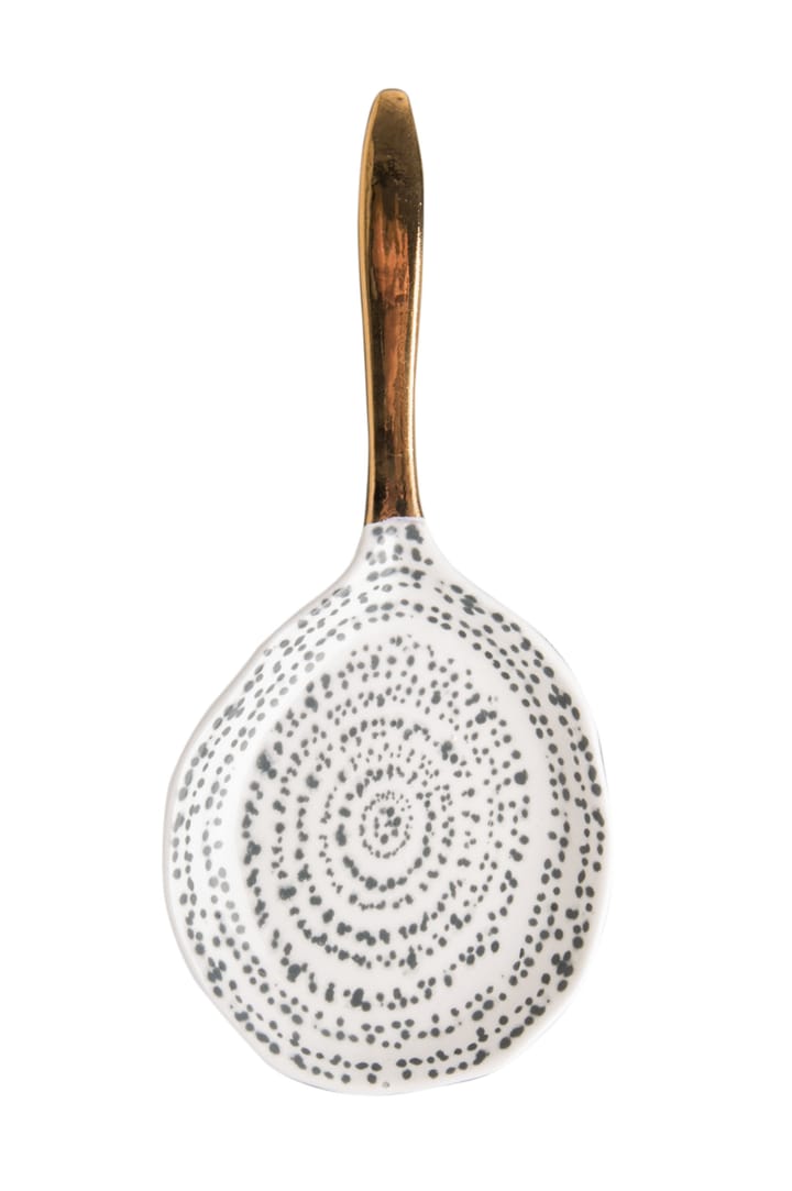 Plat Spoon kuba 19,5 cm - Noir-blanc-Doré - URBAN NATURE CULTURE