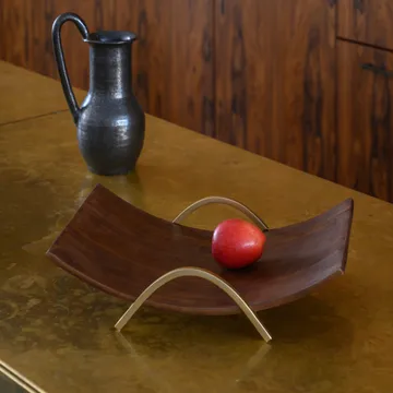 Plateau à service UNC bois de manguier 27x40 cm - Walnut - URBAN NATURE CULTURE