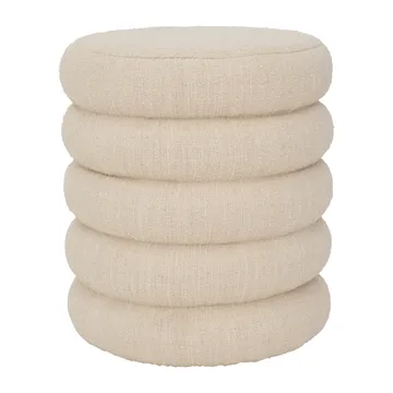 Pouf d'assise Andria Ø39 cm - Blanc cassé - URBAN NATURE CULTURE