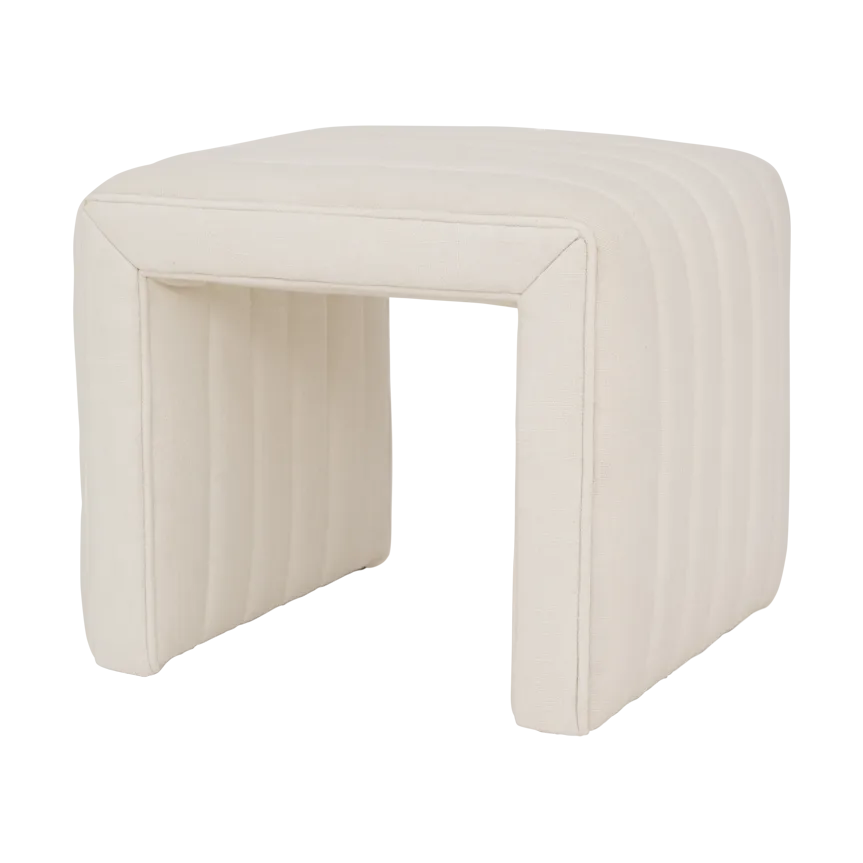Pouf Lyne 46x35x38 cm, Off white URBAN NATURE CULTURE
