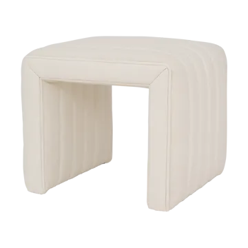 Pouf Lyne 46x35x38 cm - Off white - URBAN NATURE CULTURE