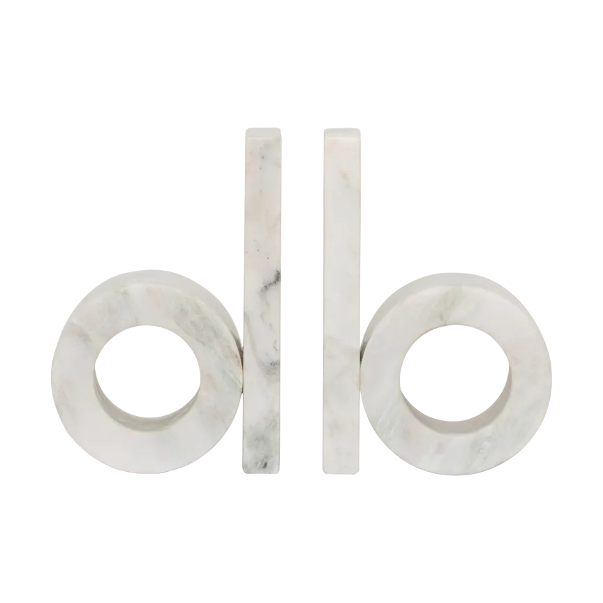 Support pour livres Orlin lot de 2, Marbre URBAN NATURE CULTURE