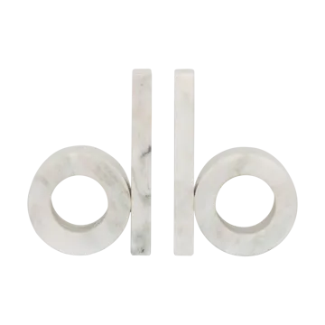 Support pour livres Orlin lot de 2 - Marbre - URBAN NATURE CULTURE