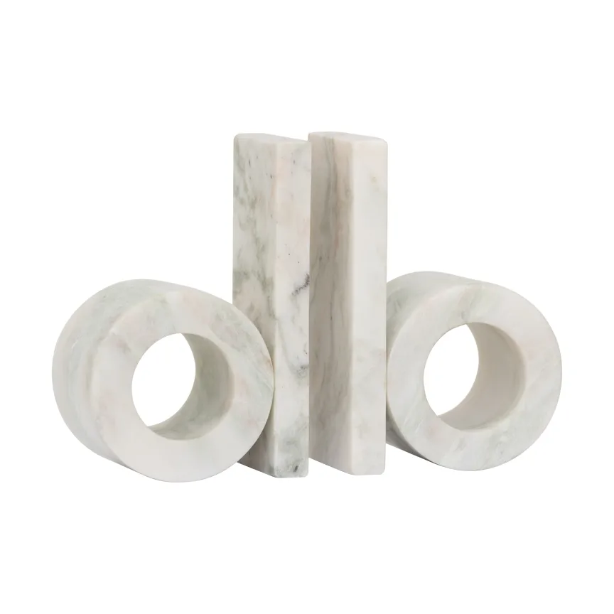 Support pour livres Orlin lot de 2, Marbre URBAN NATURE CULTURE