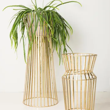 Support pour pot de fleurs big - Laiton - URBAN NATURE CULTURE