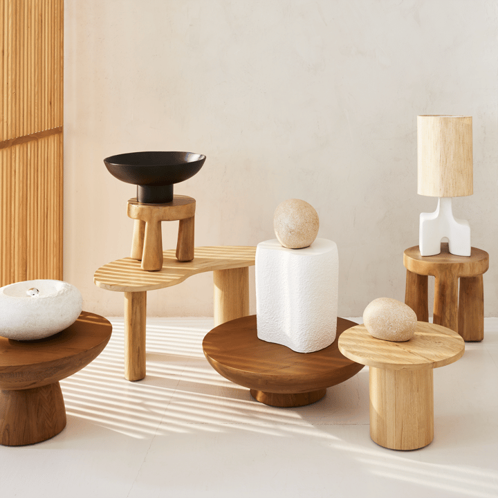 Table basse Yuki B 78x44x37 cm, Natural URBAN NATURE CULTURE