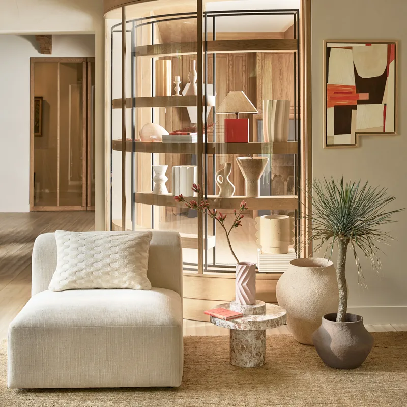 Table d'appoint Arco Ø45x34 cm, Brown URBAN NATURE CULTURE