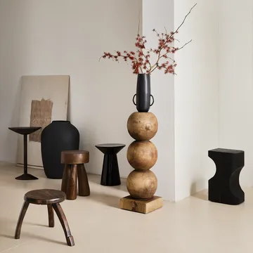 Table d'appoint courbée - Noir - URBAN NATURE CULTURE