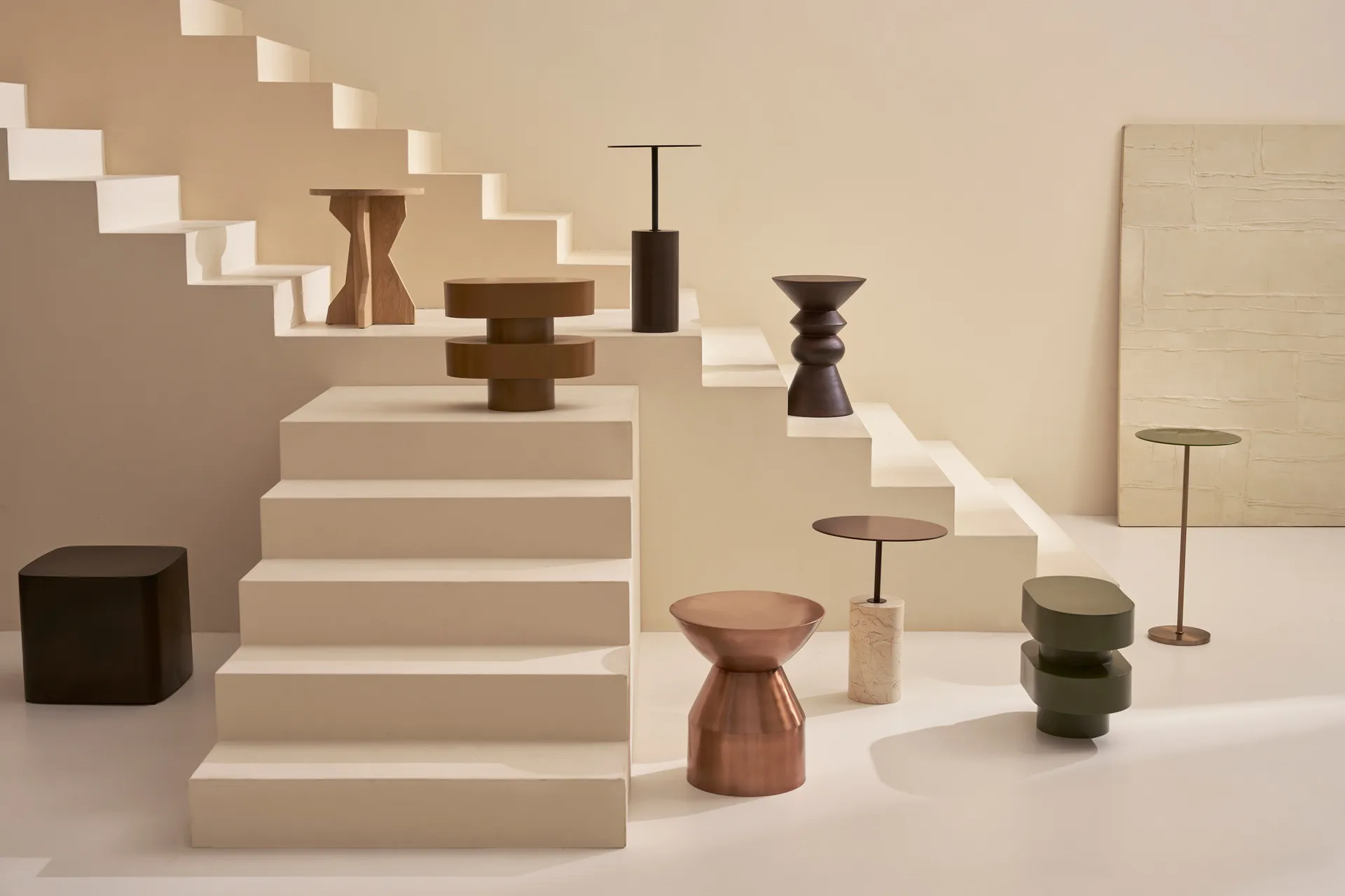 Table d'appoint Luova 43 cm, Noyer URBAN NATURE CULTURE