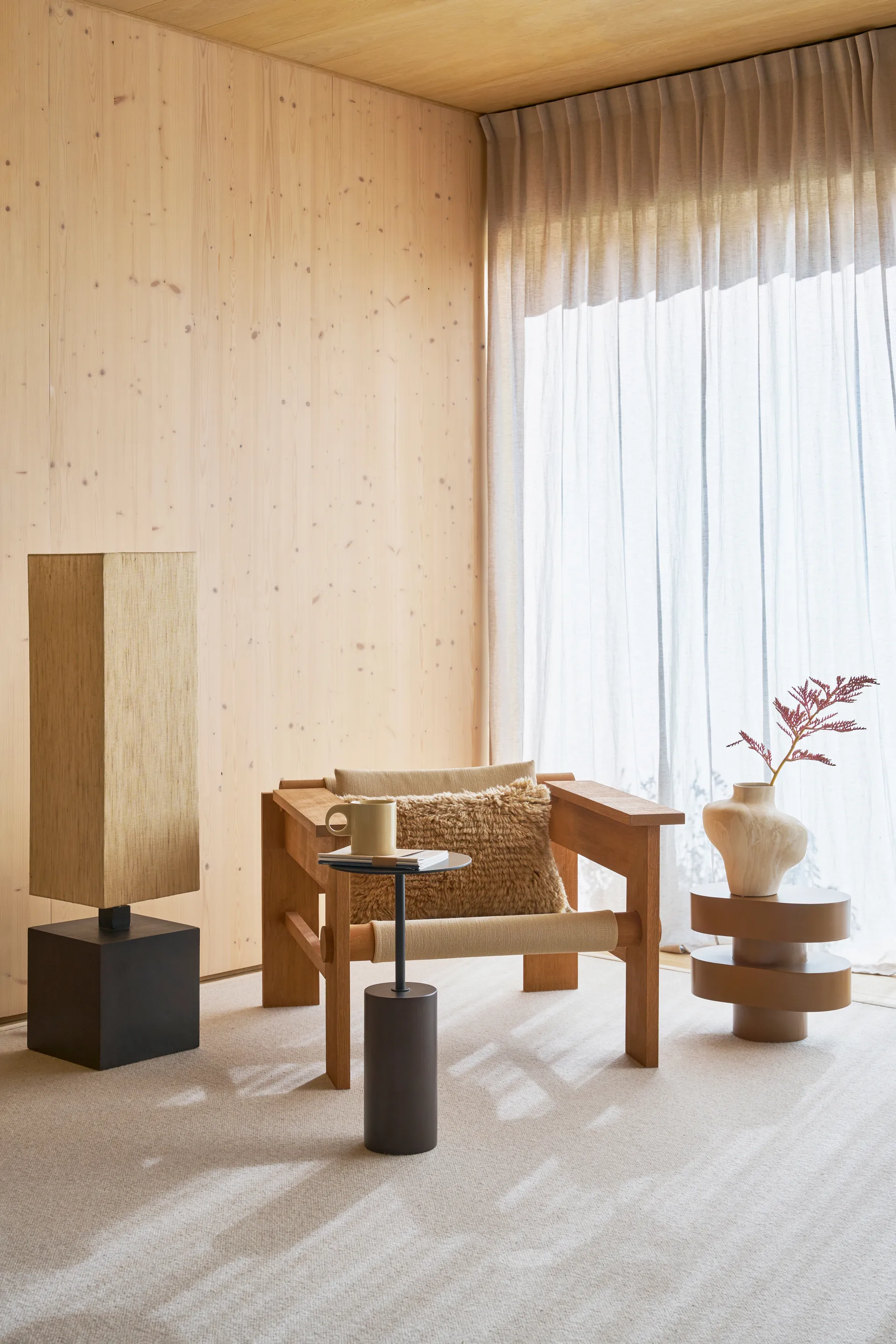 Table d'appoint Macy A ⌀55 cm, Bois de manguier URBAN NATURE CULTURE