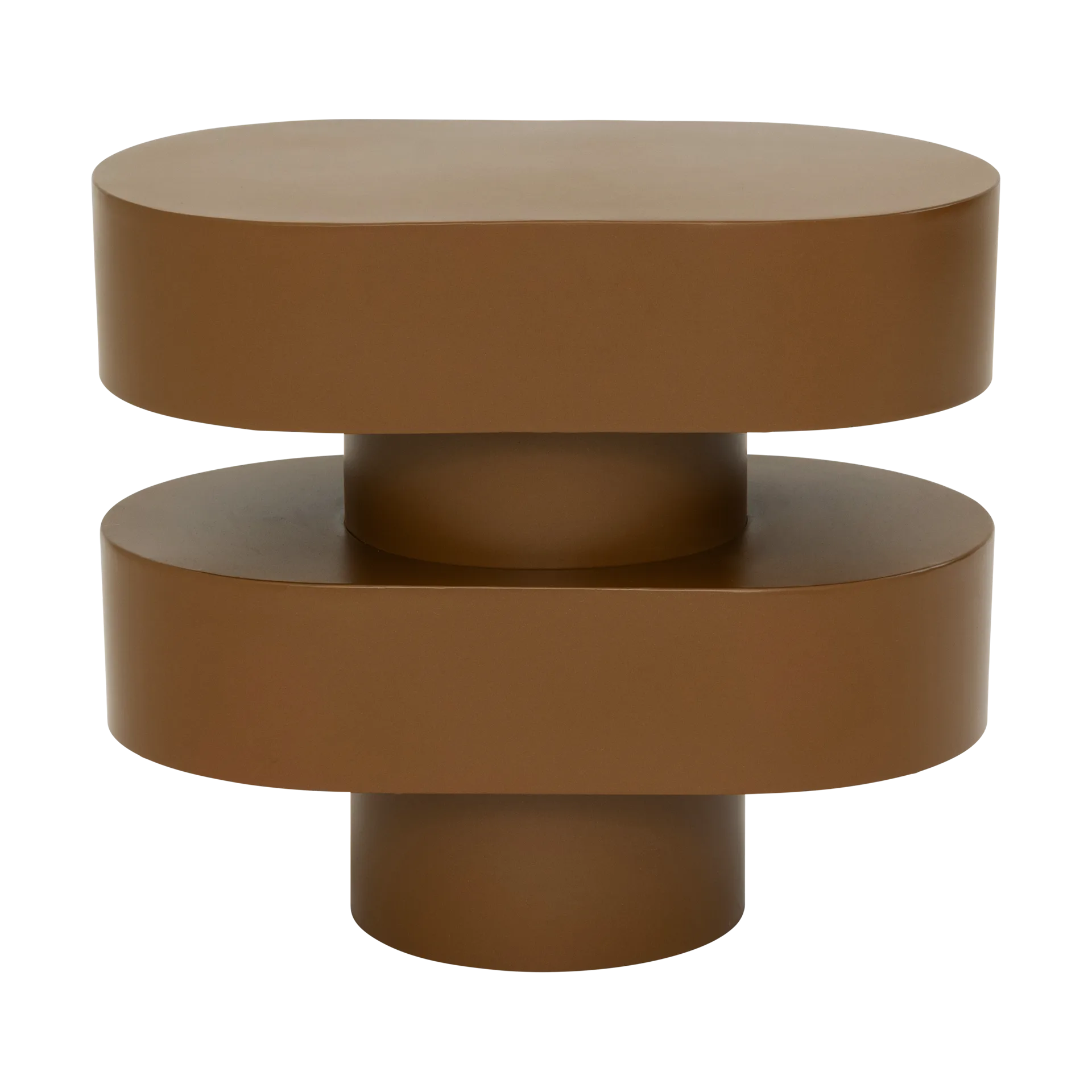 Table d'appoint Ovaali 34 cm, Golden brown URBAN NATURE CULTURE