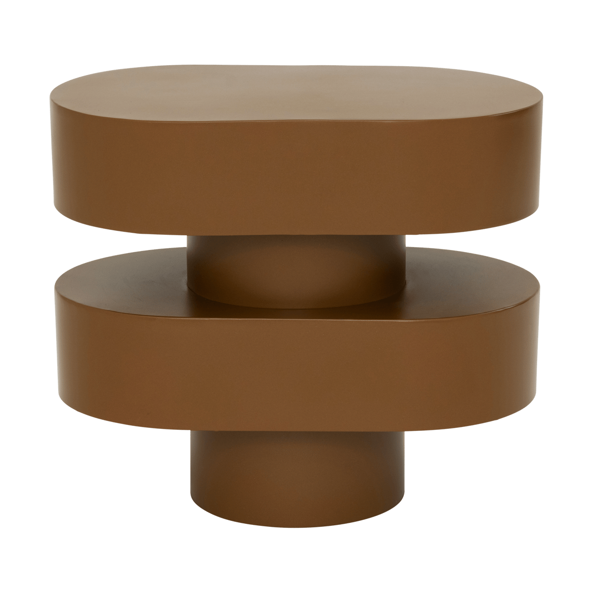 URBAN NATURE CULTURE Table d'appoint Ovaali 34 cm Golden brown