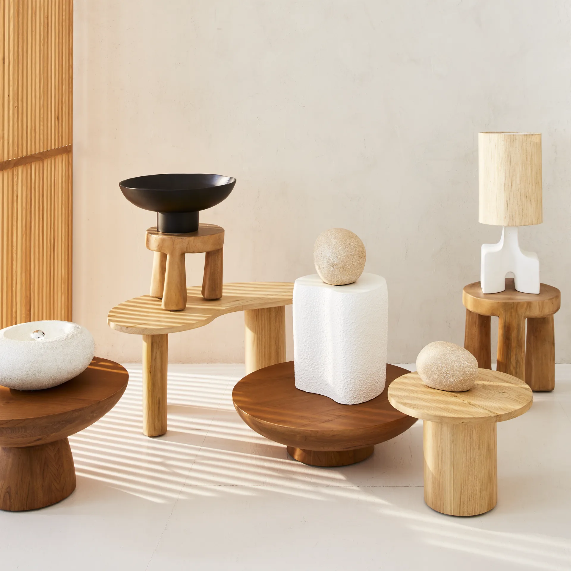 Tabouret Donna Ø27x25 cm, Natural URBAN NATURE CULTURE