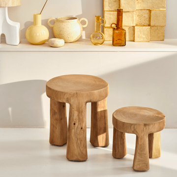 Tabouret Donna Ø35x38 cm - Natural - URBAN NATURE CULTURE