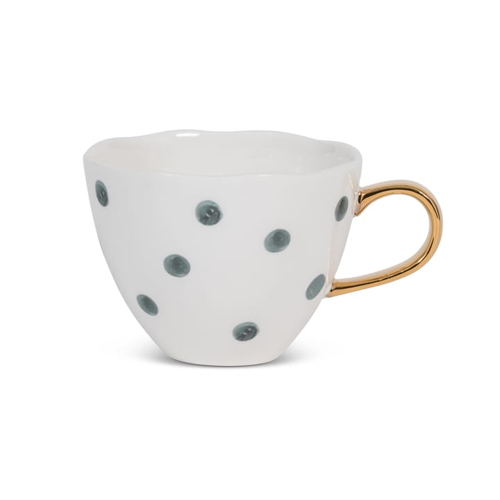 Tasse Good Morning cappuccino 30 cl blanc - Small dots - URBAN NATURE CULTURE