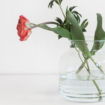 Vase en verre recyclé 23 cm - Transparent - URBAN NATURE CULTURE