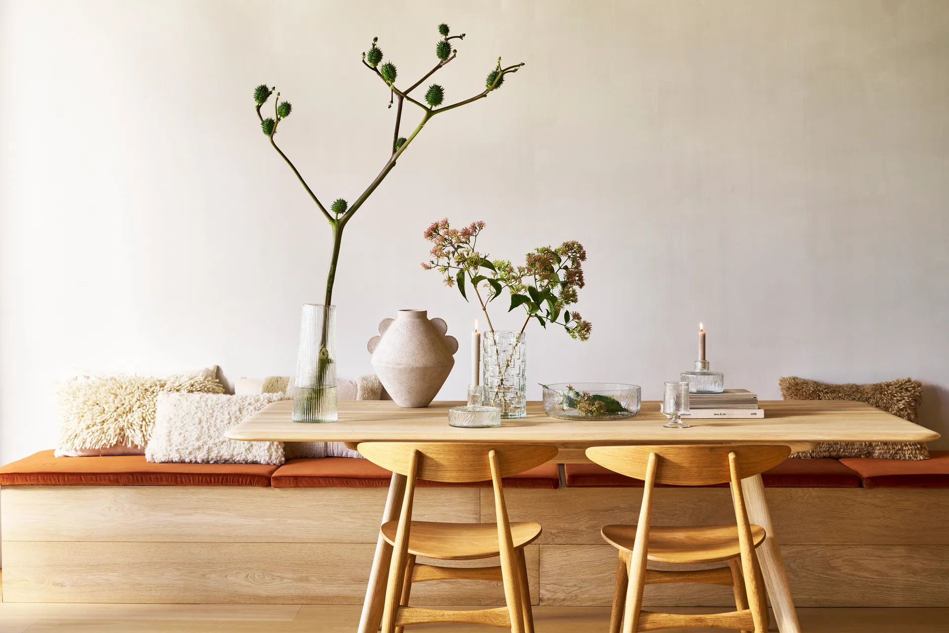 Vase Mia 32 cm, White URBAN NATURE CULTURE