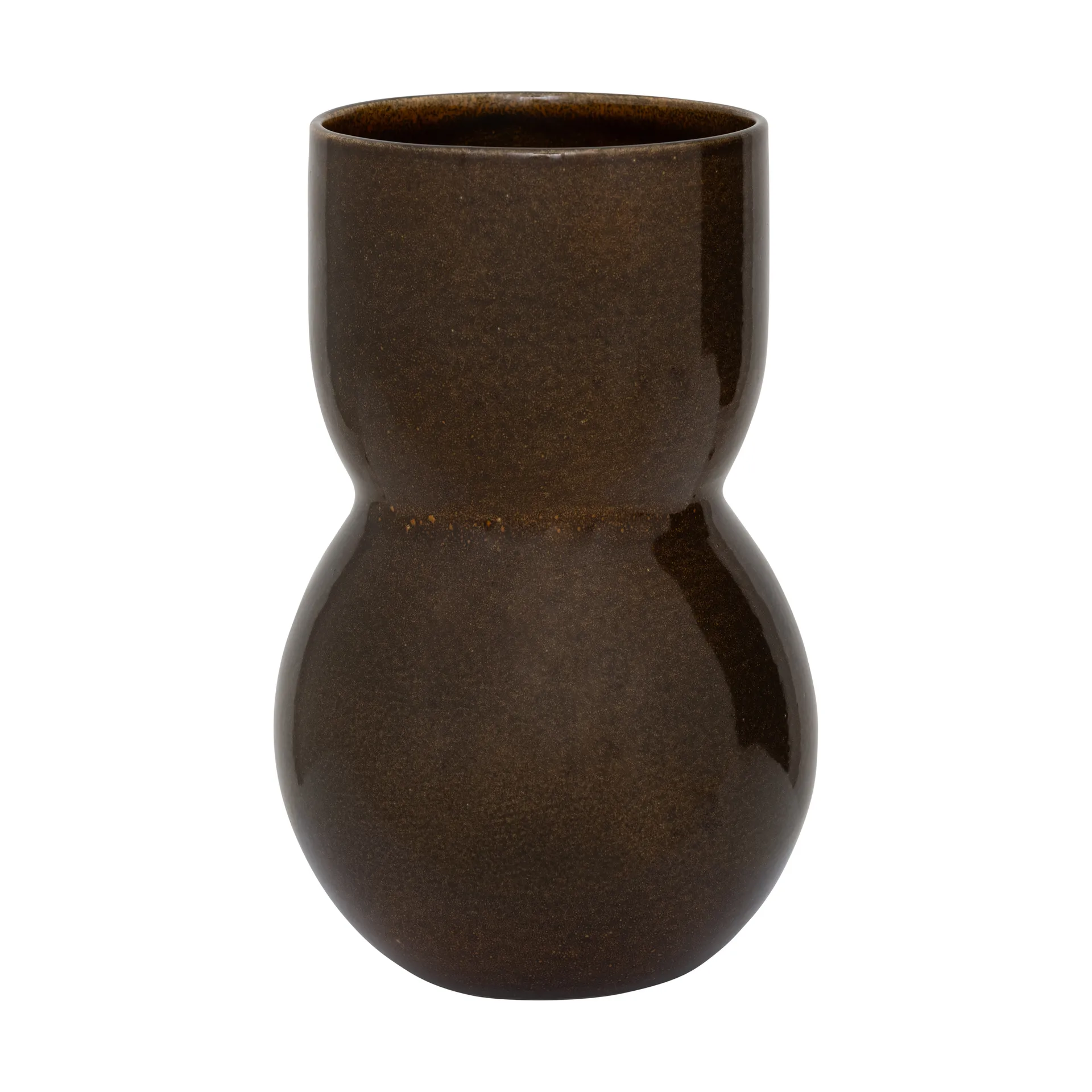Vase Noan 28 cm, Dark downtown brown URBAN NATURE CULTURE
