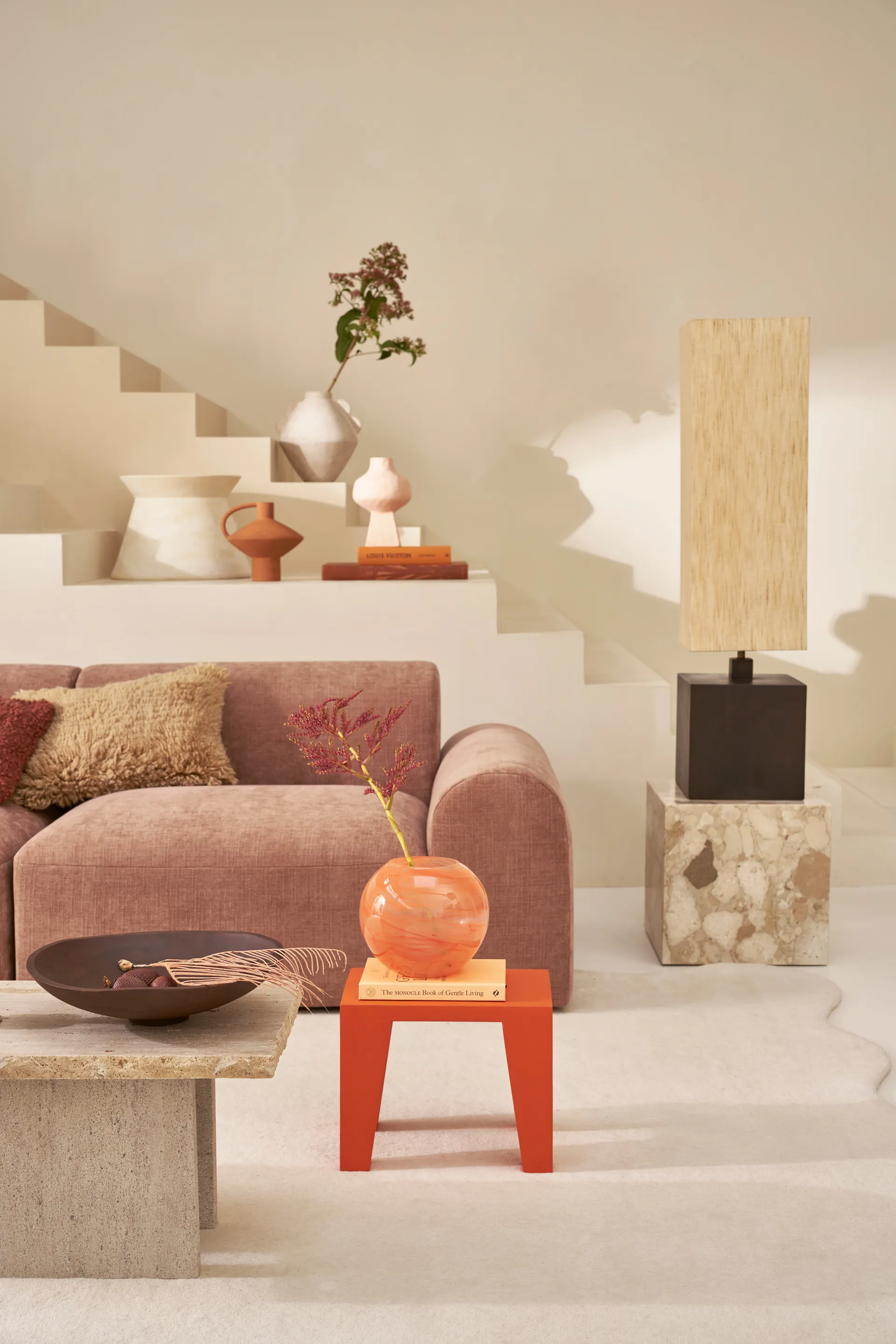 Vase Noin Ø22 cm, Orange URBAN NATURE CULTURE