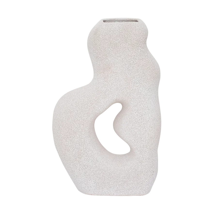 Vase Somme 30 cm, White URBAN NATURE CULTURE
