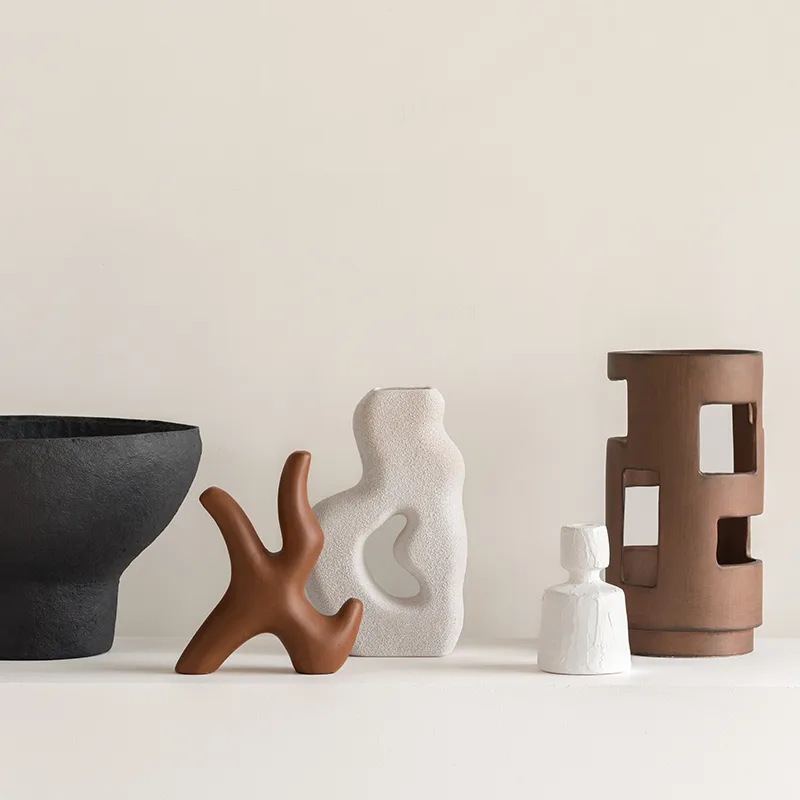 Vase Somme 30 cm, White URBAN NATURE CULTURE