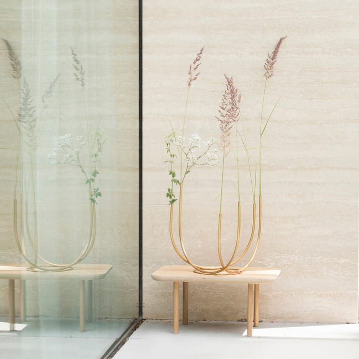 Vase Tube 35 cm, Laiton URBAN NATURE CULTURE