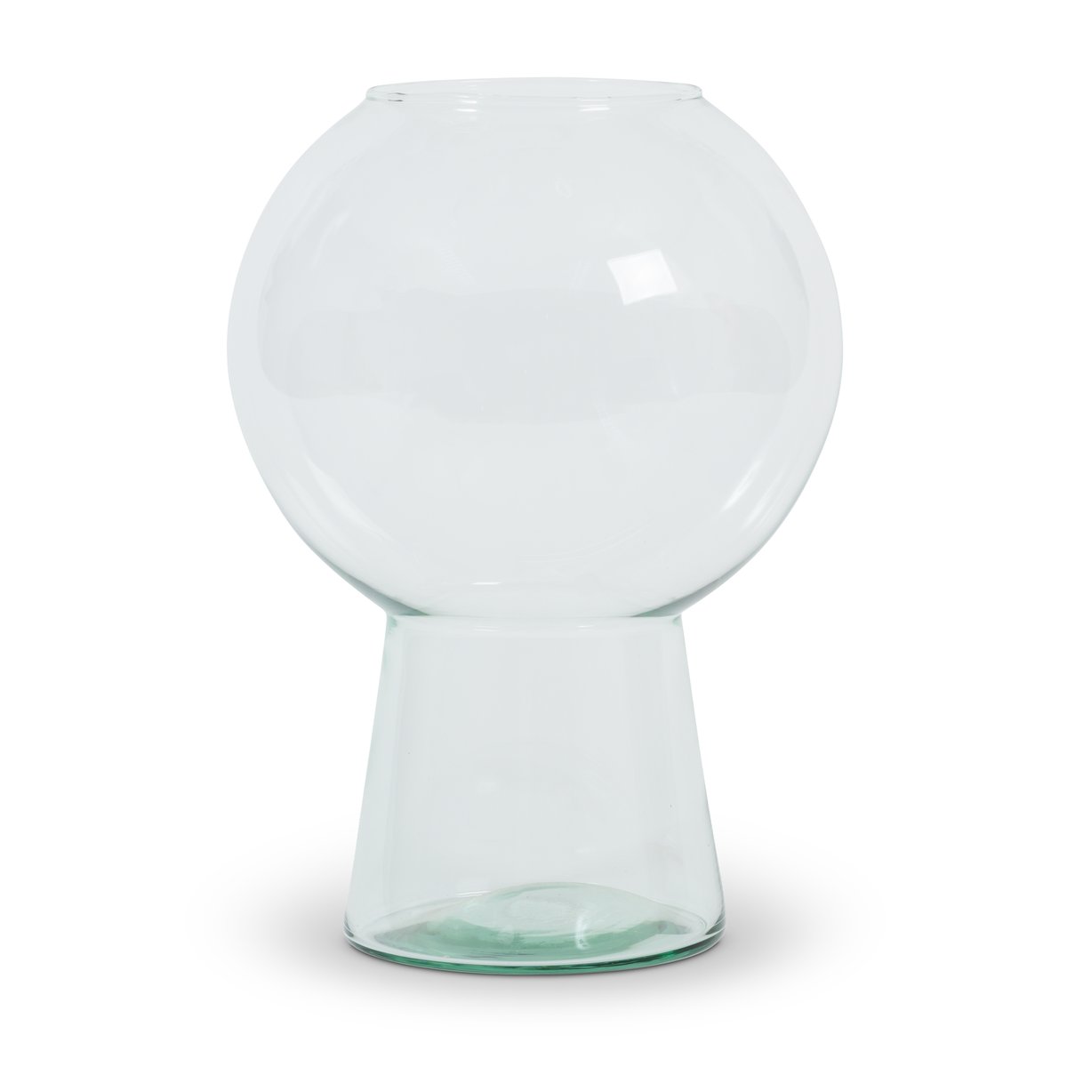 urban nature culture vase unc verre recyclé l 24,9 cm transparent