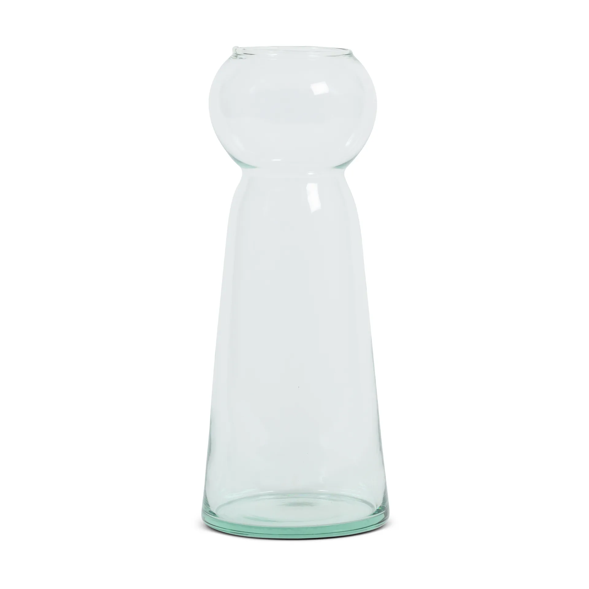 Vase UNC verre recyclé M 20,6 cm, Transparent URBAN NATURE CULTURE