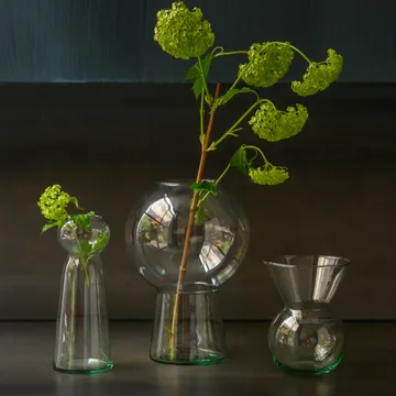 Vase UNC verre recyclé M 20,6 cm - Transparent - URBAN NATURE CULTURE