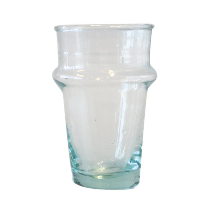 Verre en verre recyclé grand, Transparent-Vert URBAN NATURE CULTURE