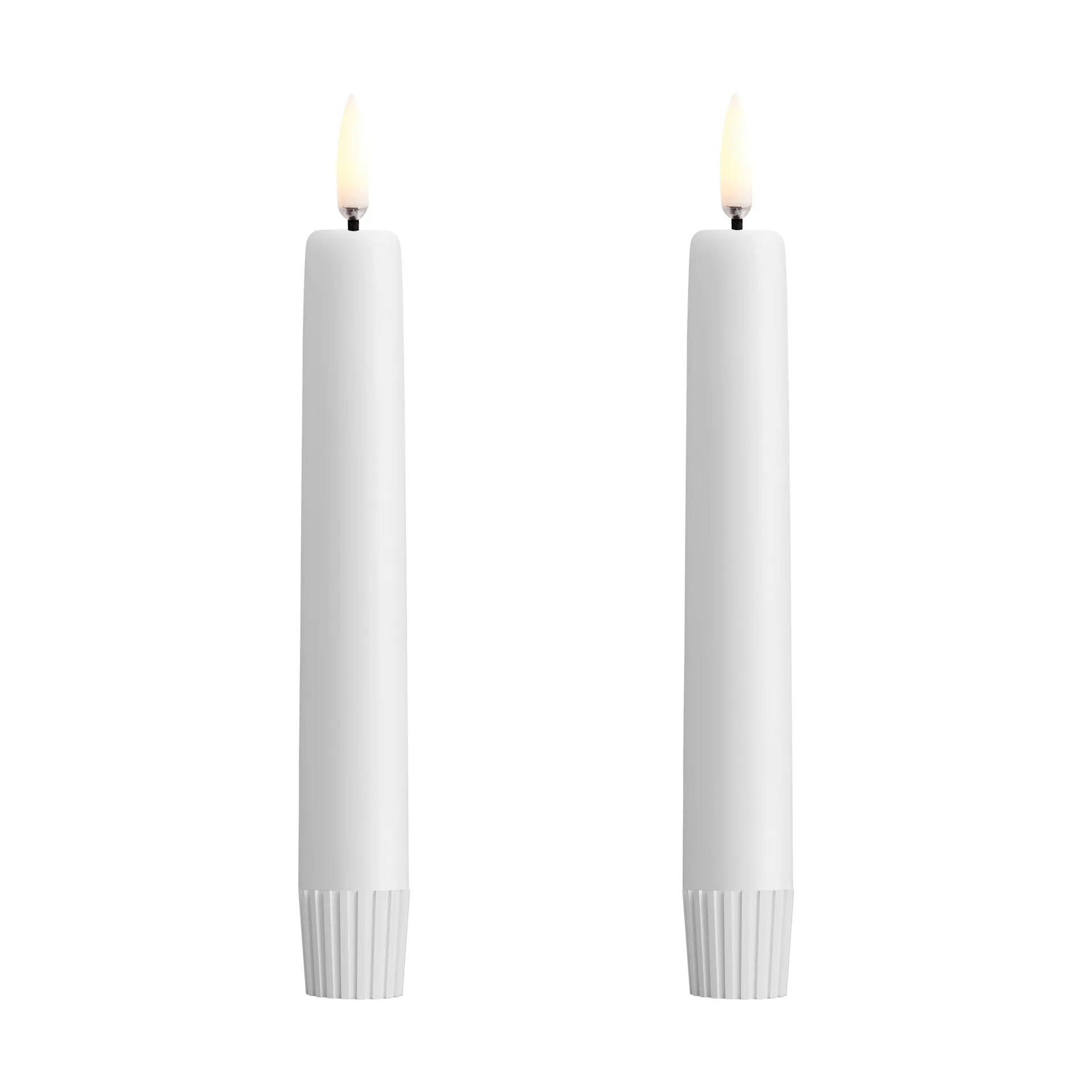 Bougie à chandelier Uyuni LED blanc Lot de 2, Ø2,3x16,4 cm Uyuni Lighting