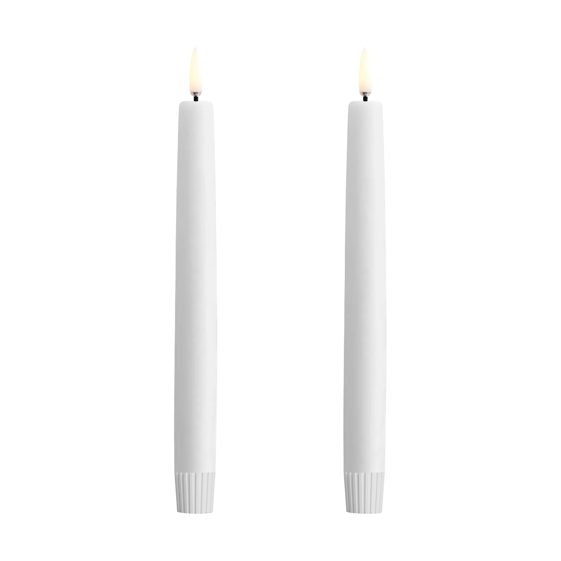 Bougie à chandelier Uyuni LED blanc Lot de 2, Ø2,3x20 cm Uyuni Lighting