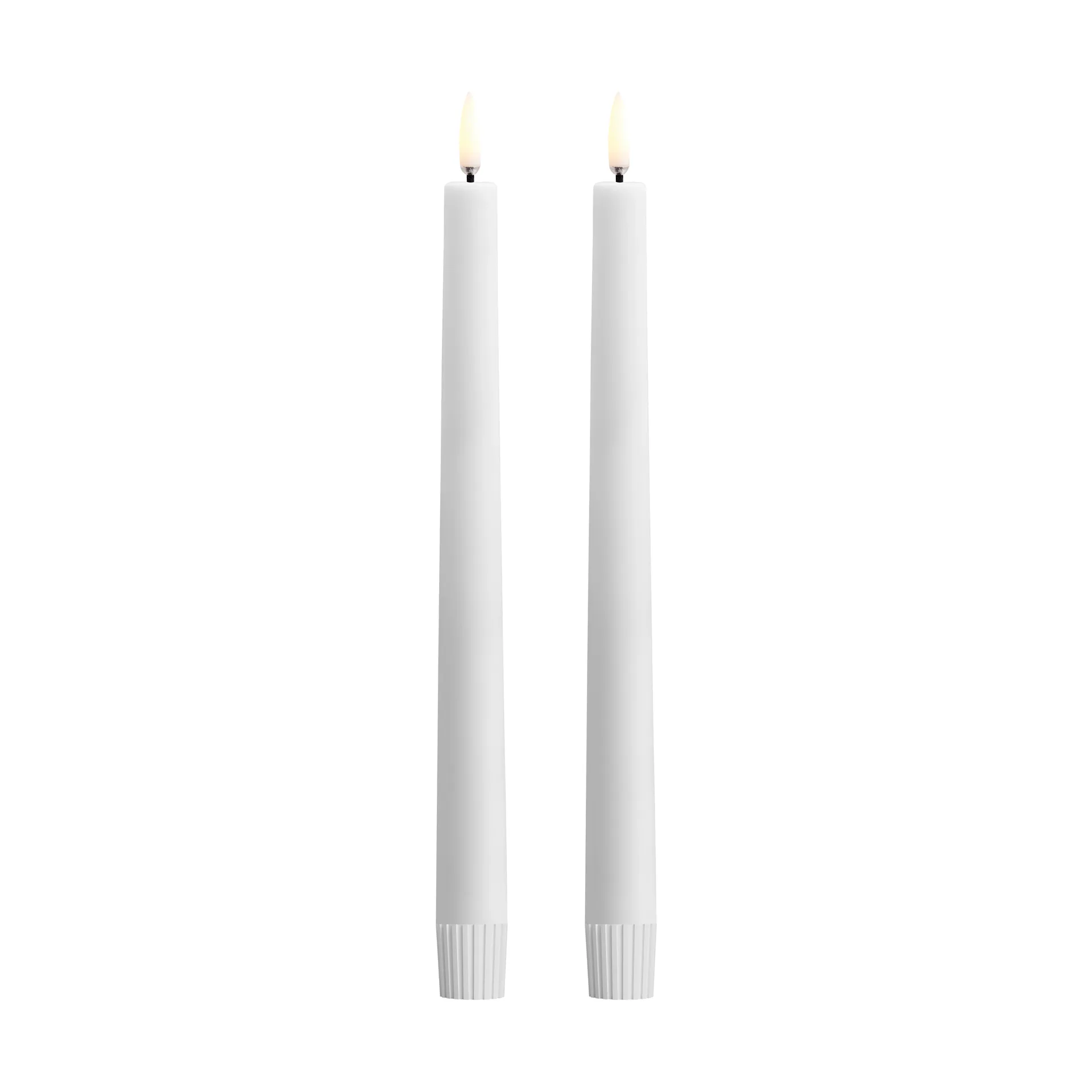 Bougie à chandelier Uyuni LED blanc Lot de 2, Ø2,3x25,2 cm Uyuni Lighting