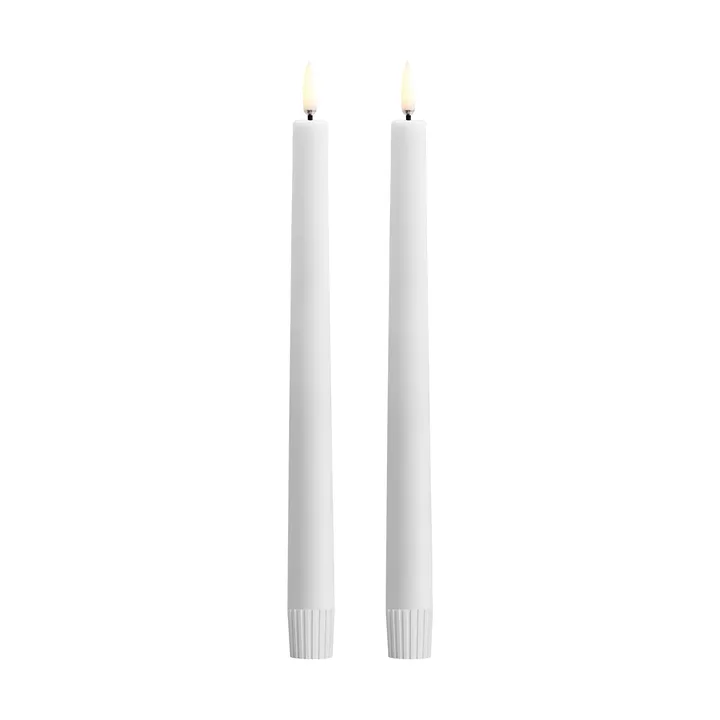 Bougie à chandelier Uyuni LED blanc Lot de 2 - Ø2,3x25,2 cm - Uyuni Lighting