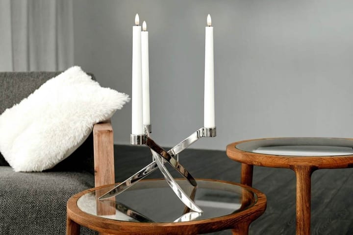 Bougie à chandelier Uyuni LED blanc Lot de 2, 37,8 cm Uyuni Lighting