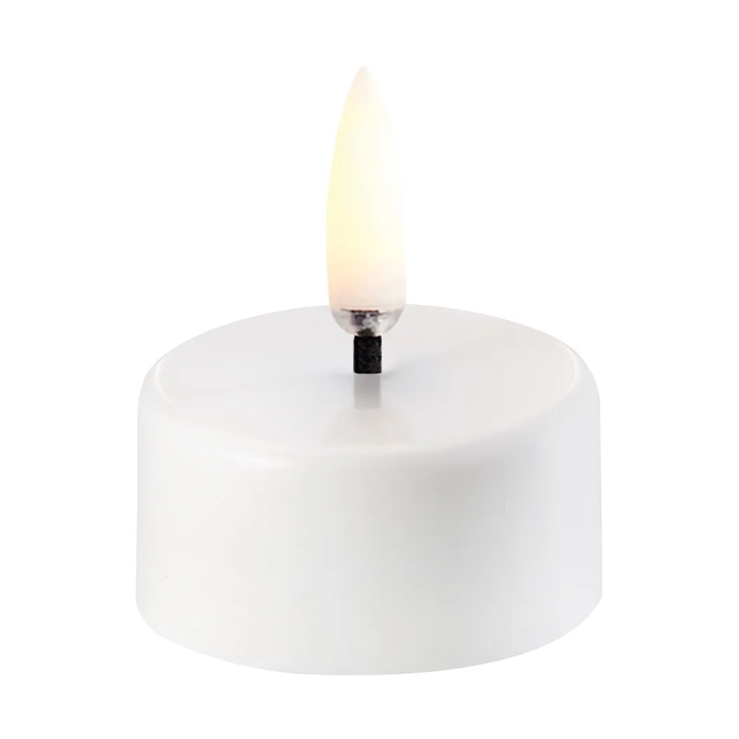Bougie à photophore Uyuni LED blanc, Ø3,9x2,1 cm Uyuni Lighting