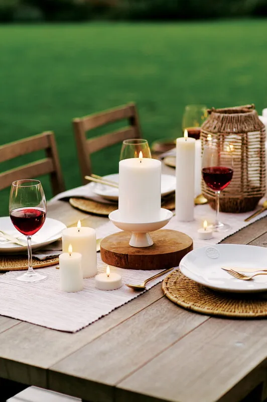 Bougie blocUyuni LED blanc Ø7,8 cm, 20,3 cm Uyuni Lighting